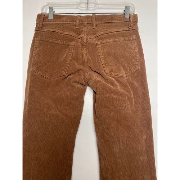 J Galt Y2K Midrise Brown Corduroy Boot Cut Pants Womens Size Small Flare 90s - Picture 7 of 14